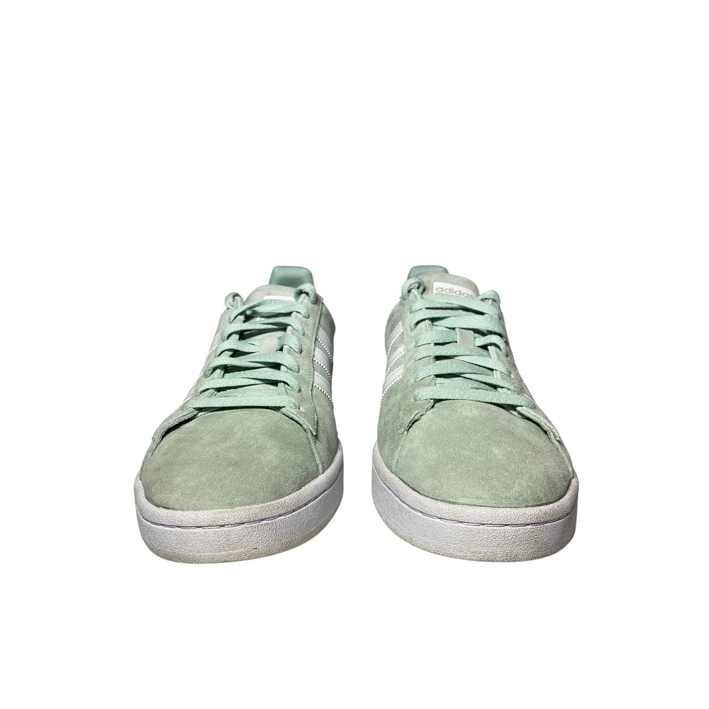Adidas Campus Ash Green Suede Lace Up Low Top Sneakers EUC! Men's Size‎ 10.5 - Picture 4 of 9